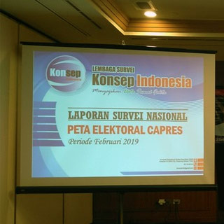 Survei Konsepindo: Jokowi-Maruf 54,8%, Prabowo-Sandi 34,1%