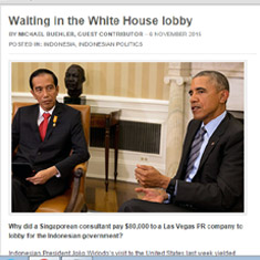 Isu Konsultan dan PR Asing Dibalik Lawatan Jokowi ke AS
