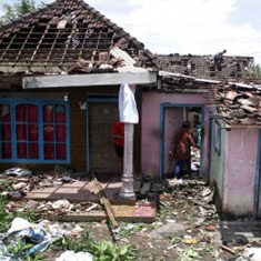 Puting Beliung Rusak 123 Rumah di Kupang